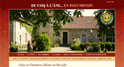 Desktop Screenshot of gite-ducoqalane.com